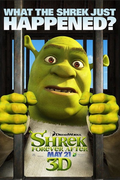 Poster of "Shrek Forever After". 